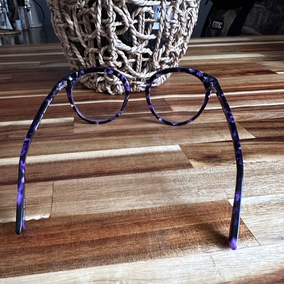 Christian Paris Stylish Purple and Black Habana Eyeglasses new condition. - Picture 6 of 13